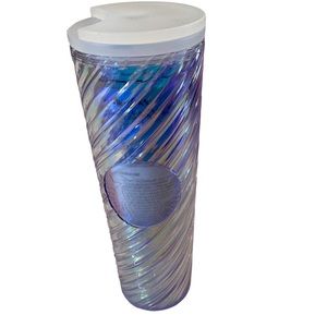 NWT Starbucks iridescent 16oz tumbler